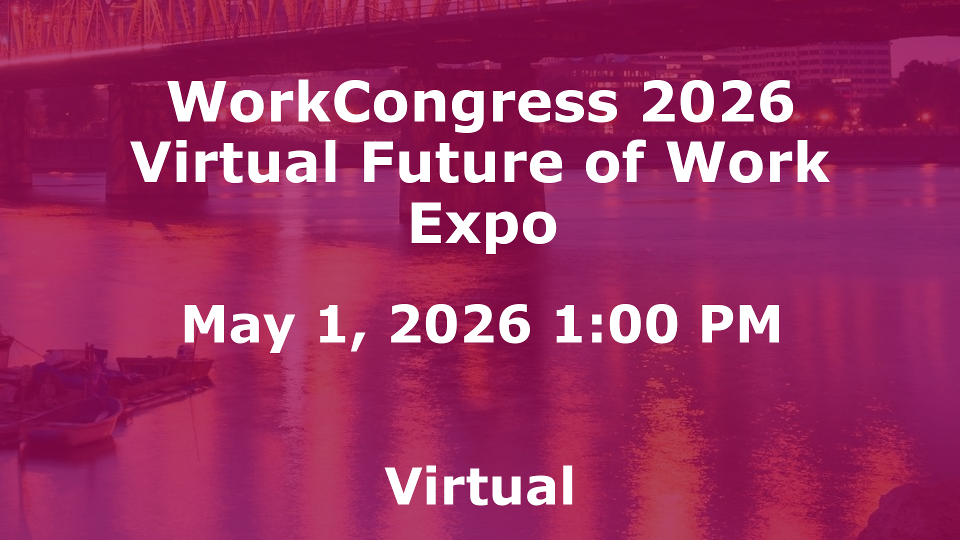 WorkCongress 2026 Virtual Future of Work Expo event image